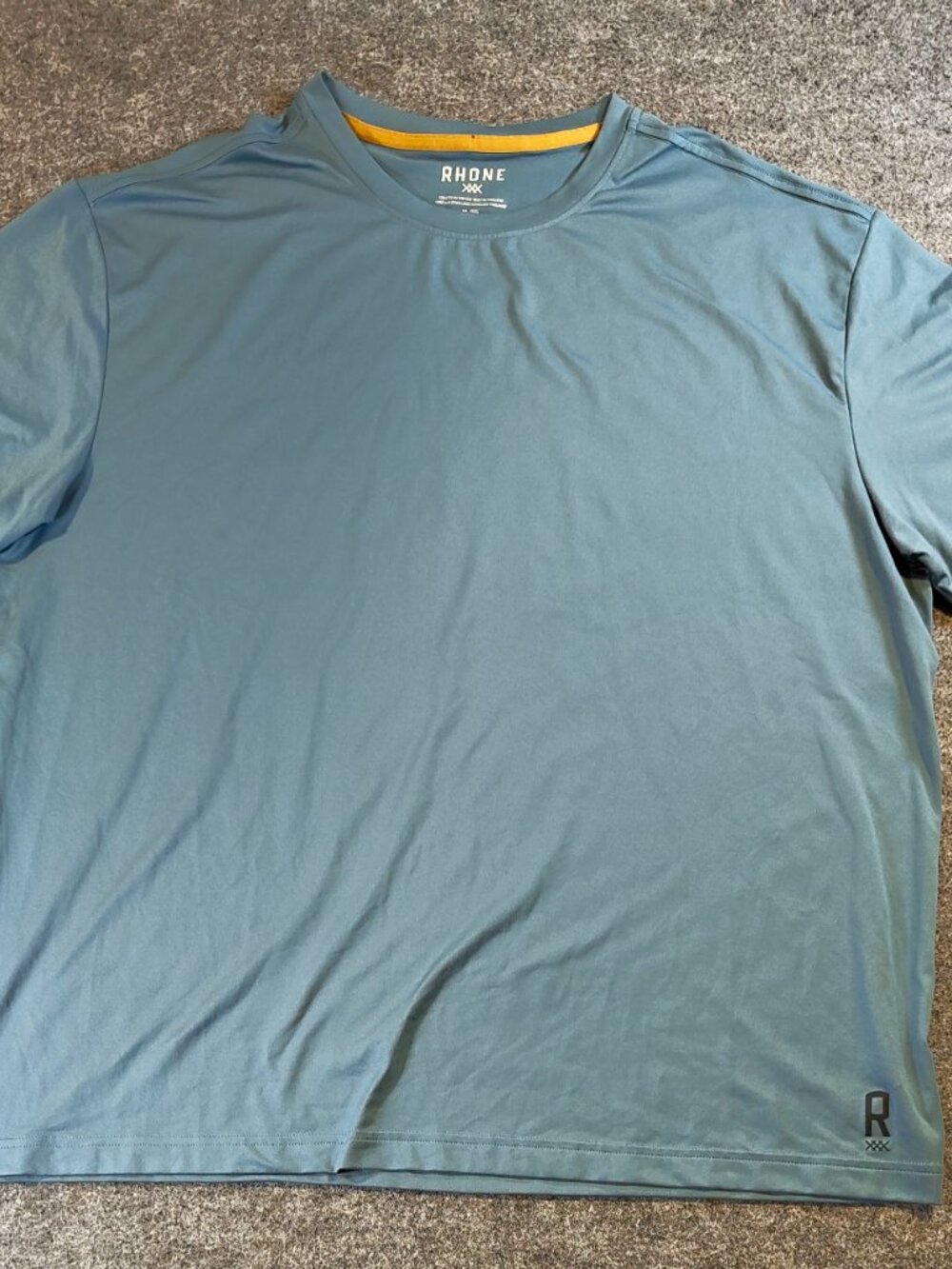 RHONE Performance Tee – Men’s XL Blue‑Gray